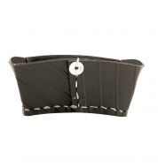 Corbeille carrée en pneu recyclé 20cm