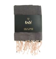 Fouta noir Tadé