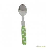 Cuillère à café à pois verte - Déjeuner sur l'herbe
