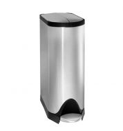 Poubelle cuisine inox papillon 30L