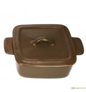 Mini cocotte individuelle carrée taupe (à l'unité)