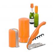 Set vin et champagne Pulltex - 3 pièces (orange)