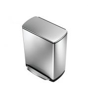 Poubelle cuisine acier brossé 50 L