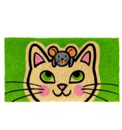 Paillasson chat et souris Derrière la porte