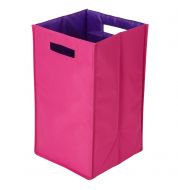 Panier à linge bicolore Rose et violet
