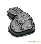 Moule à gâteau lapin acier anti adhérent