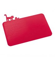 Planche à découper Koziol rouge