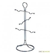 Porte grande tasse - porte mug - acier chromé