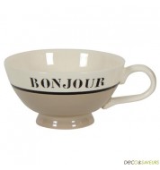 Tasse à thé Bonjour ficelle 40cl (x1) Déjeuner sur l'herbe