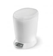 Poubelle plastique blanche 6 l Simple Human