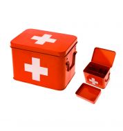 Boite à pharmacie rouge Present time (M)