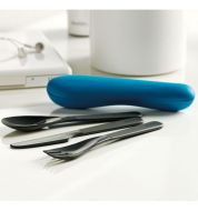 Couverts lunch box Aladdin bleu