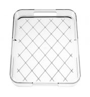 Plateau Gallery transparent anti-dérapant