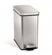 Poubelle étroite Simple human 10l