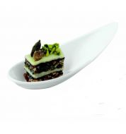 Cuillère cocktail mélamine blanche (x1)