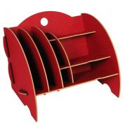 Organisateur de bureau rouge ( petit modèle)