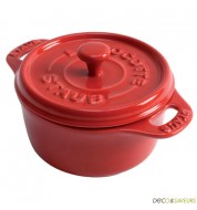 Mini cocotte STAUB en céramique cerise (par 2)