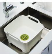 Bac vaisselle Wash and drain blanc Joseph Joseph