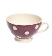 Tasse jumbo pois prune 65 cl Déjeuner sur l'herbe