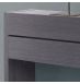 Meuble console placage bois gris 2 tiroirs