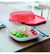 Assiette repas rouge Aladdin