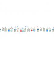 Frise murale autocollante Plage