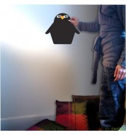 Stickers ardoise autocollant Milo pingouin