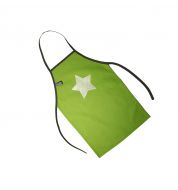 Tablier cuisine enfant vert étoile argenté