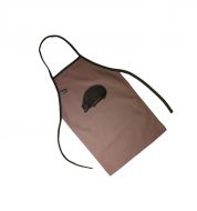 Tablier enfant hérisson mauve