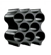 Casier à bouteilles Set-up noir Koziol