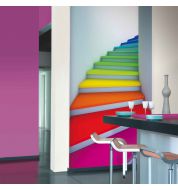 Décor mural XXL Arc en ciel non tissé