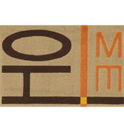 Paillasson Letters beige (lavable/antidérapant) 42x64cm beige