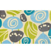 Paillasson Moderne bleu (lavable / antidérapant) 42x64 cm bleu