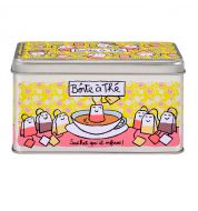 Boite à thé qu'il infuse rose Derrière la porte