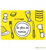 Set de table Derrière la porte Place de maman (x1)