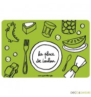 Set de table Derrière la porte Place de loulou (x1)