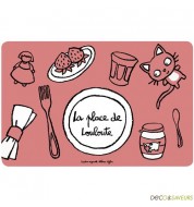 Set de table Derrière la porte Place de louloute (x1)