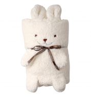 Couverture polaire enfant lapin