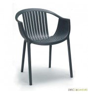 Fauteuil design Pedrali - Tatimi - Gris (x1)