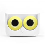 Dévidoir de scotch Blanc Chouette Mustard