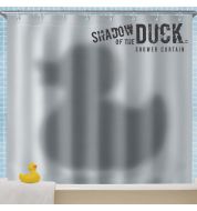 Rideau de douche-L'ombre du canard Mustard