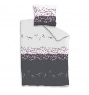 Housse de couette(140x200) et taie (64x64) Libellule