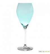 Verre à vin de couleur bleue 32 cl (x6)