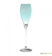 Flute à champagne colorée bleue 22 cl (x6)