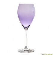Verre à vin de couleur violette 32 cl (x6)