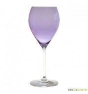 Verre à pied de couleur violette 42 cl (x6)
