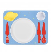 Set vaisselle enfant espace Doiy