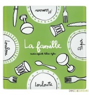 Dessous de plat - Derrière La Porte "La famille"