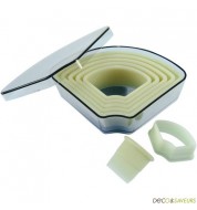 Emporte pièce De Buyer - trapèze arrondi (7 découpoirs)