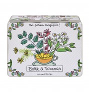 Boite à tisanes compartimentée Potion magique